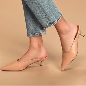 Khyle Rose Pointed-toe Mules